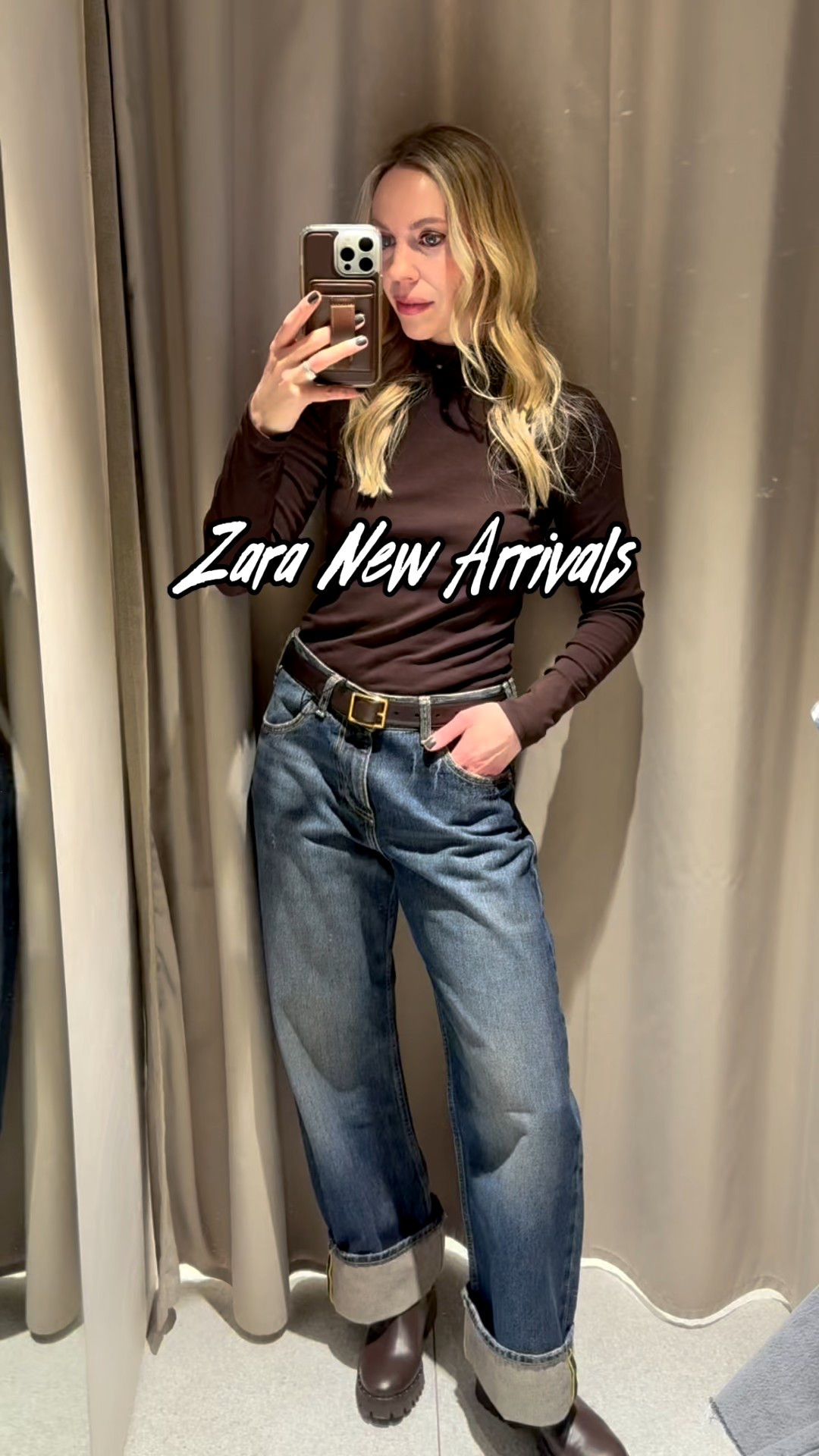 @Zara new arrivals, Zara try-on haul, dark wash jeans, cuffed denim, plaid shirt, oversized blazer 

#LTKdayinmylife #LTKSeasonal