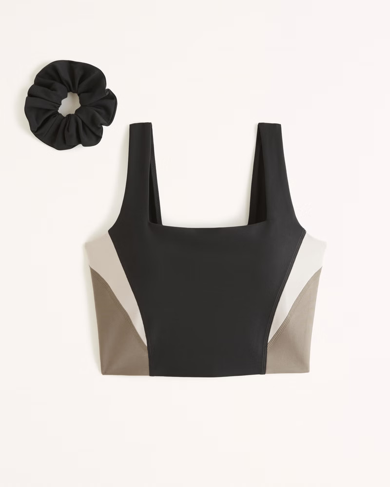 Women's YPB sculptLUX Squareneck Slim Tank | Women's Active | Abercrombie.com | Abercrombie & Fitch (US)