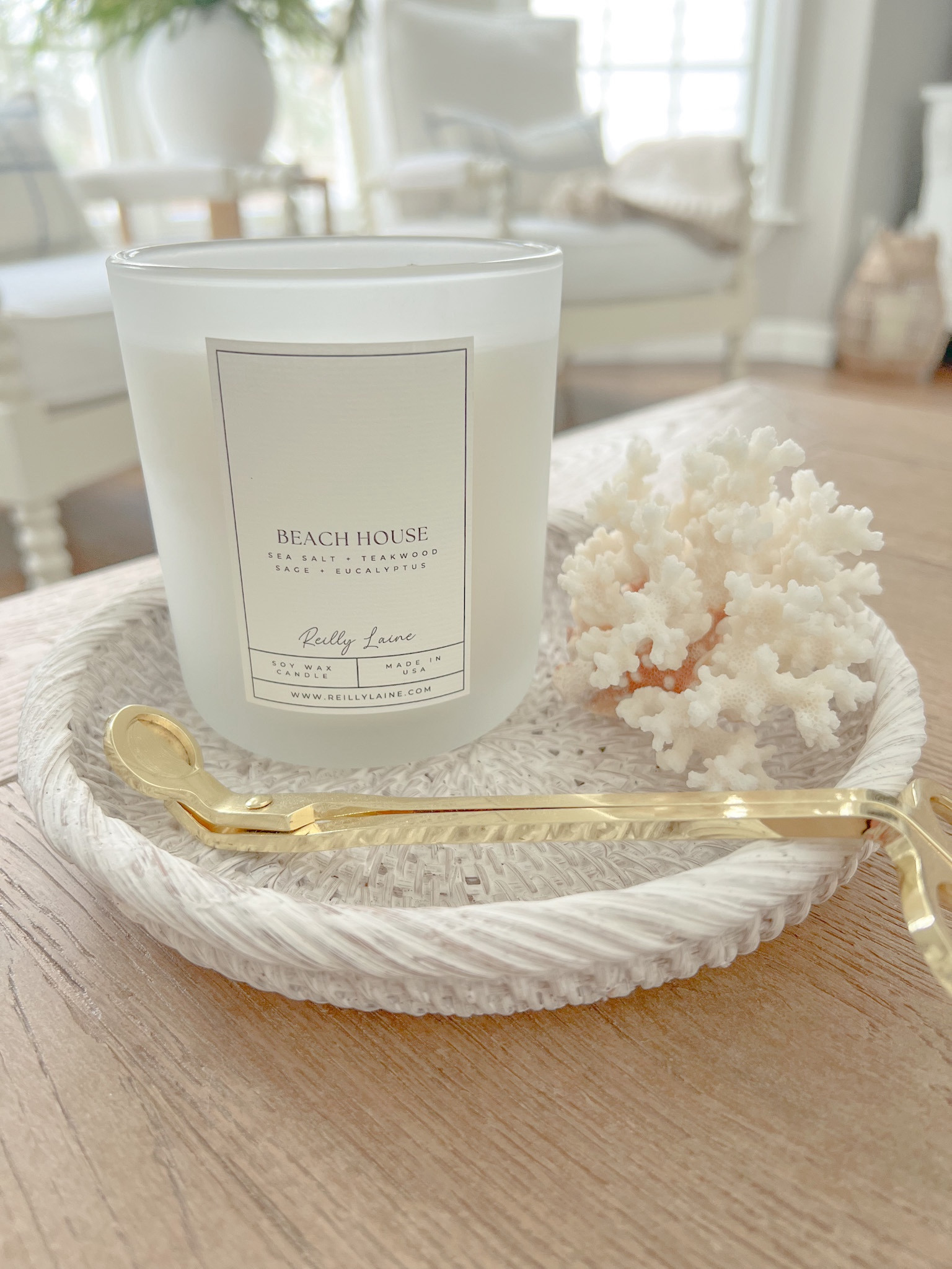 This little, inexpensive basket bowl from Amazon is one of my new favorite styling accessories! Se perfect size for a candle and this delicate piece of coral!

Basket bowl, coastal decor, coastal home, neutral home, neutral aesthetic, beach house, beach home style, beach aesthetic, affordable home, coral, delicate coral, candle, beach house candle, candle trimmer 

#LTKstyletip #LTKhome #LTKMostLoved