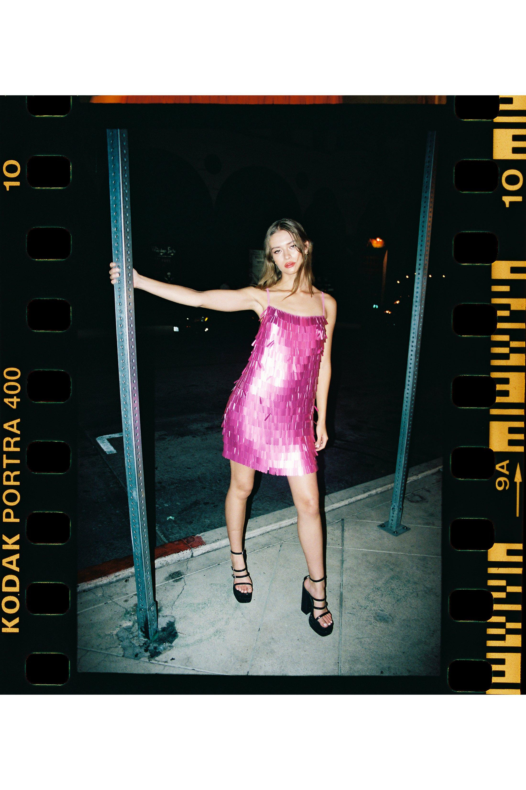 Fringe Sequin Mini Dress | Nasty Gal (US)