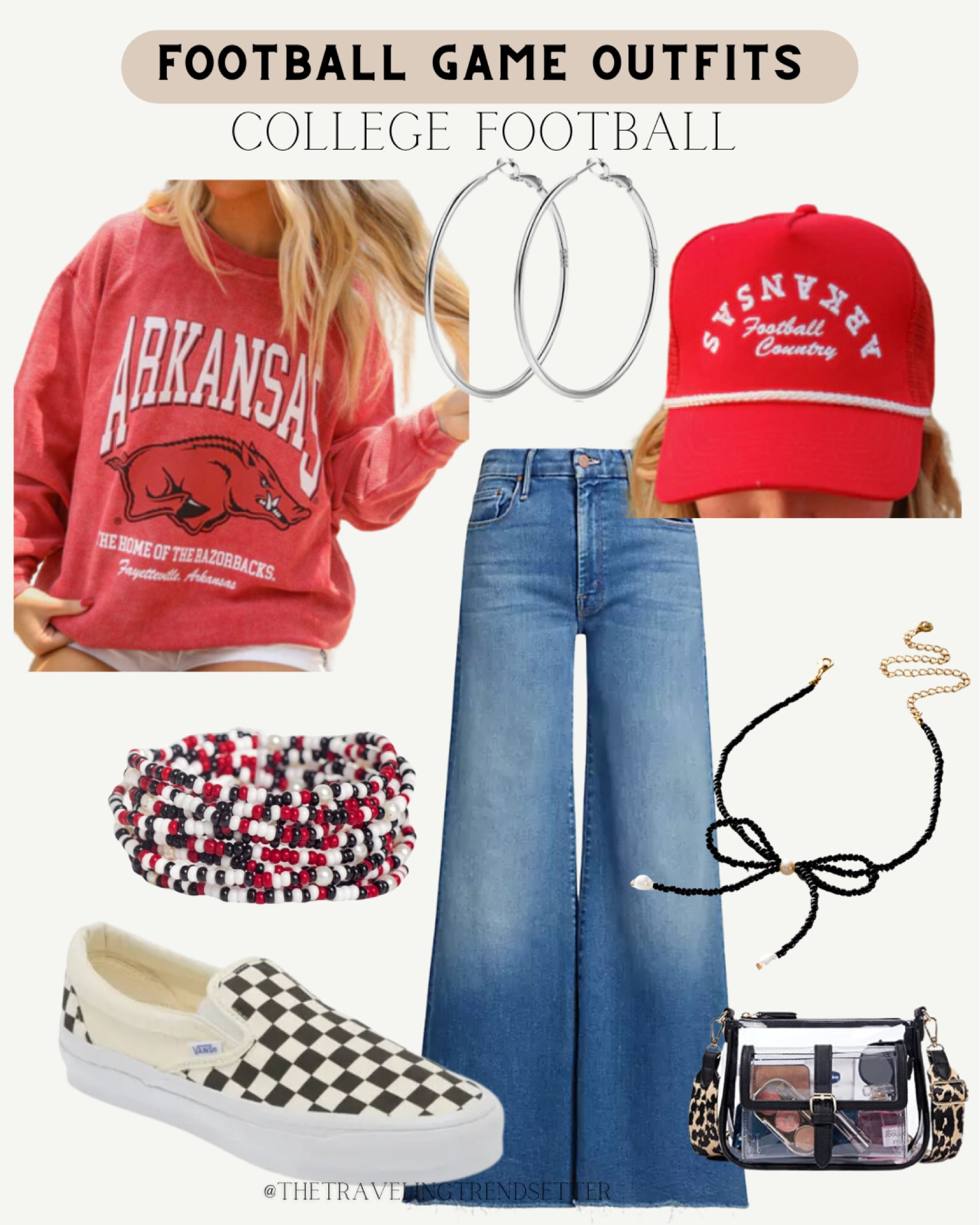 College game day outfits Arkansas - football game day outfit 

#LTKFindsUnder100 #LTKFindsUnder50 #LTKStyleTip