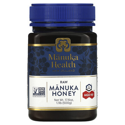 Manuka Health, Raw Manuka Honey, UMF 6+, MGO 115+, 17.6 oz (500 g) | iHerb