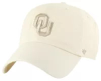 '47 Adult Oklahoma Sooners Natural 2-Tone Foundational Clean Up Adjustable Hat | DICK'S Sporting Goods