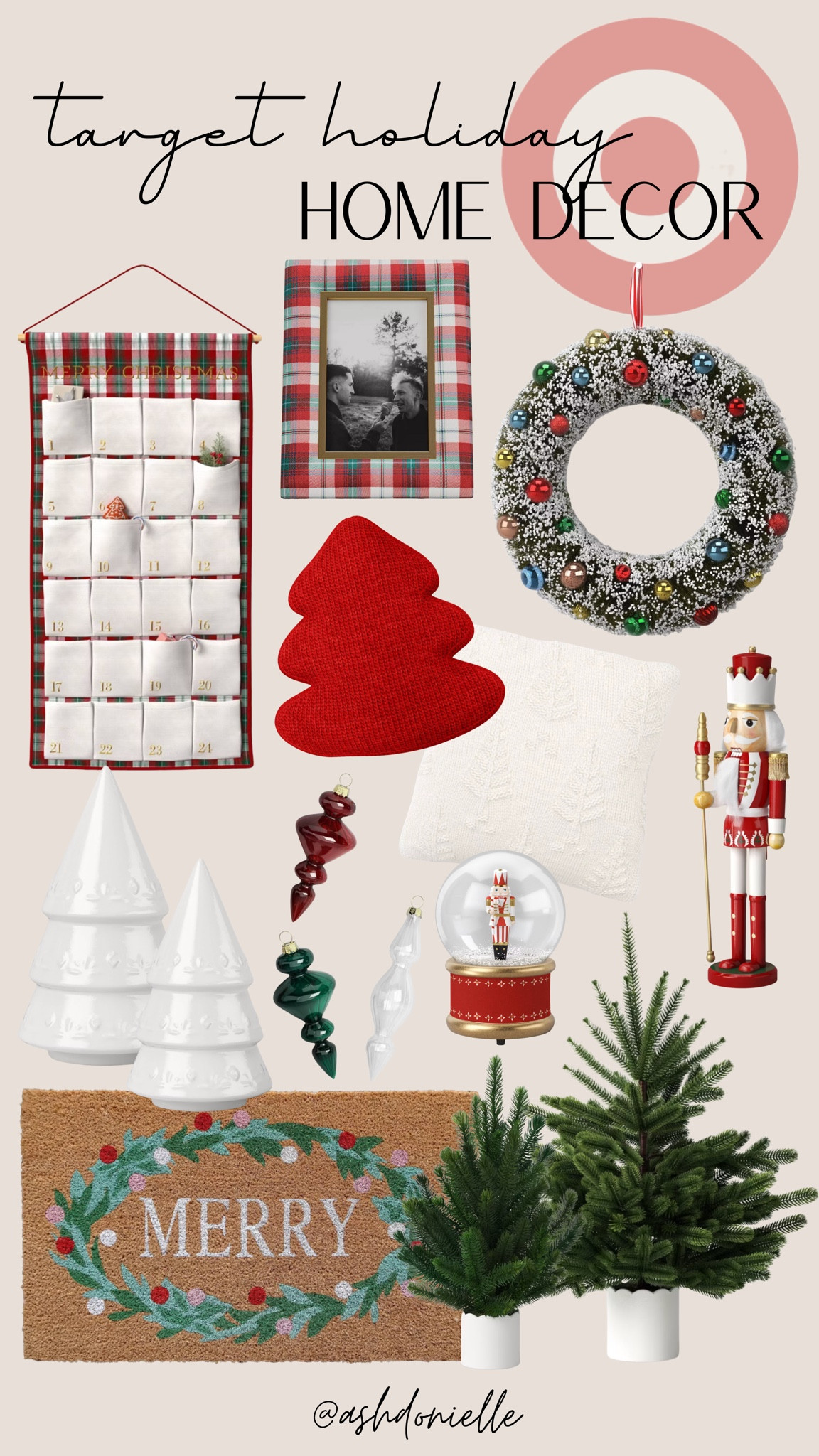 Target new Christmas home decor

Evergreen garlands
Christmas wreaths
Holiday mantle decor
Twinkle lights
Festive throw pillows
Cozy blankets
Ornament sets
Tabletop trees
Stockings
Holiday centerpieces

#LTKSeasonal #LTKHoliday #LTKHome