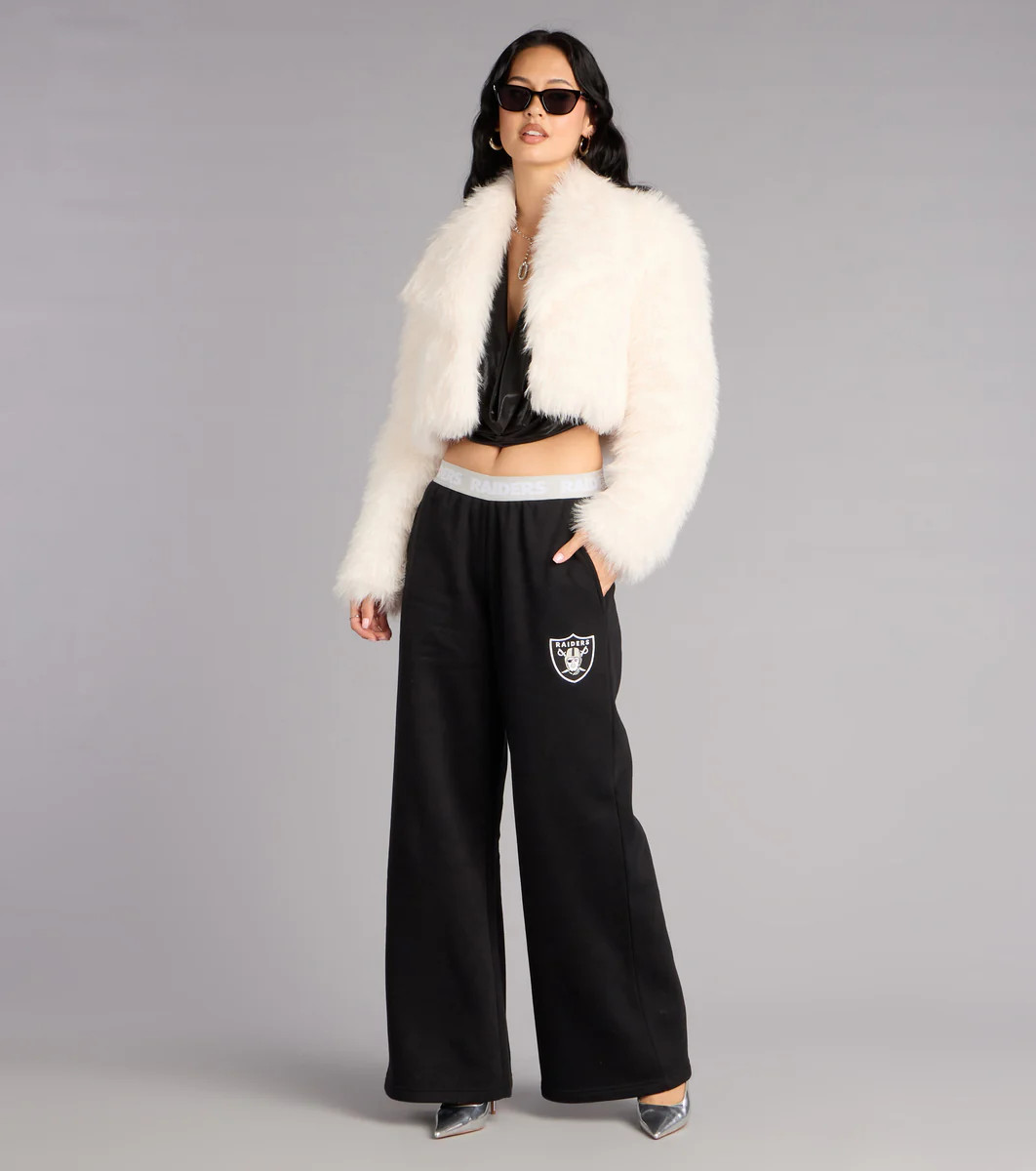 Ultra Game NFL Las Vegas Raiders Wide-Leg Sweatpants | Windsor Stores