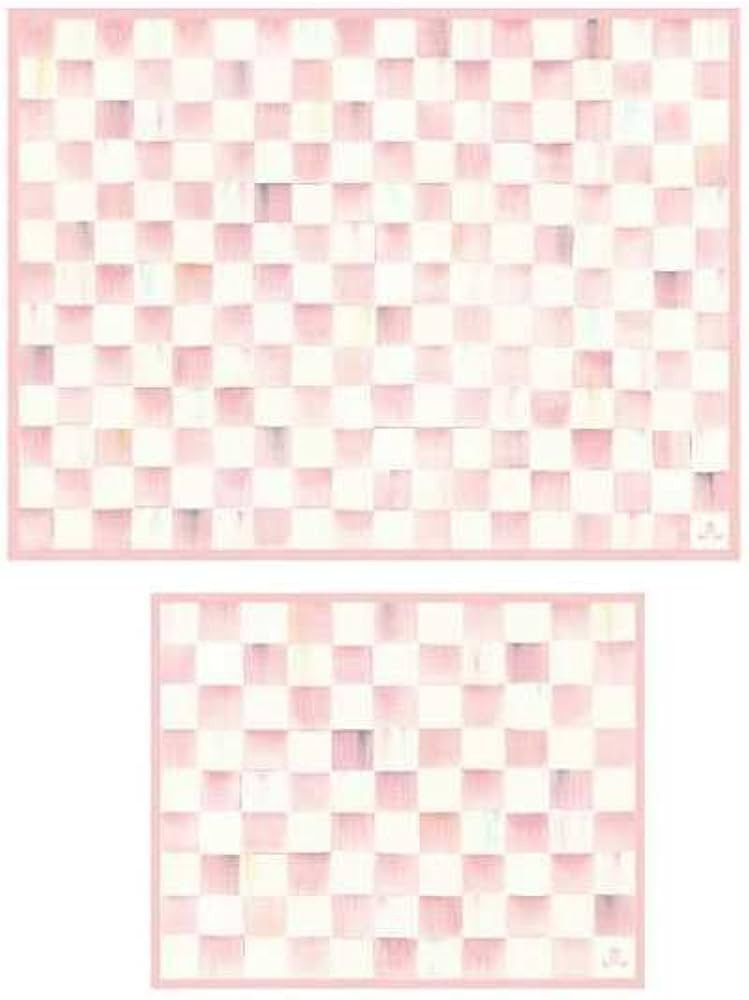 MACKENZIE-CHILDS Set of 2 Tempered Glass Cutting Boards, Countertop Cutting Boards, Pink-and-Whit... | Amazon (US)