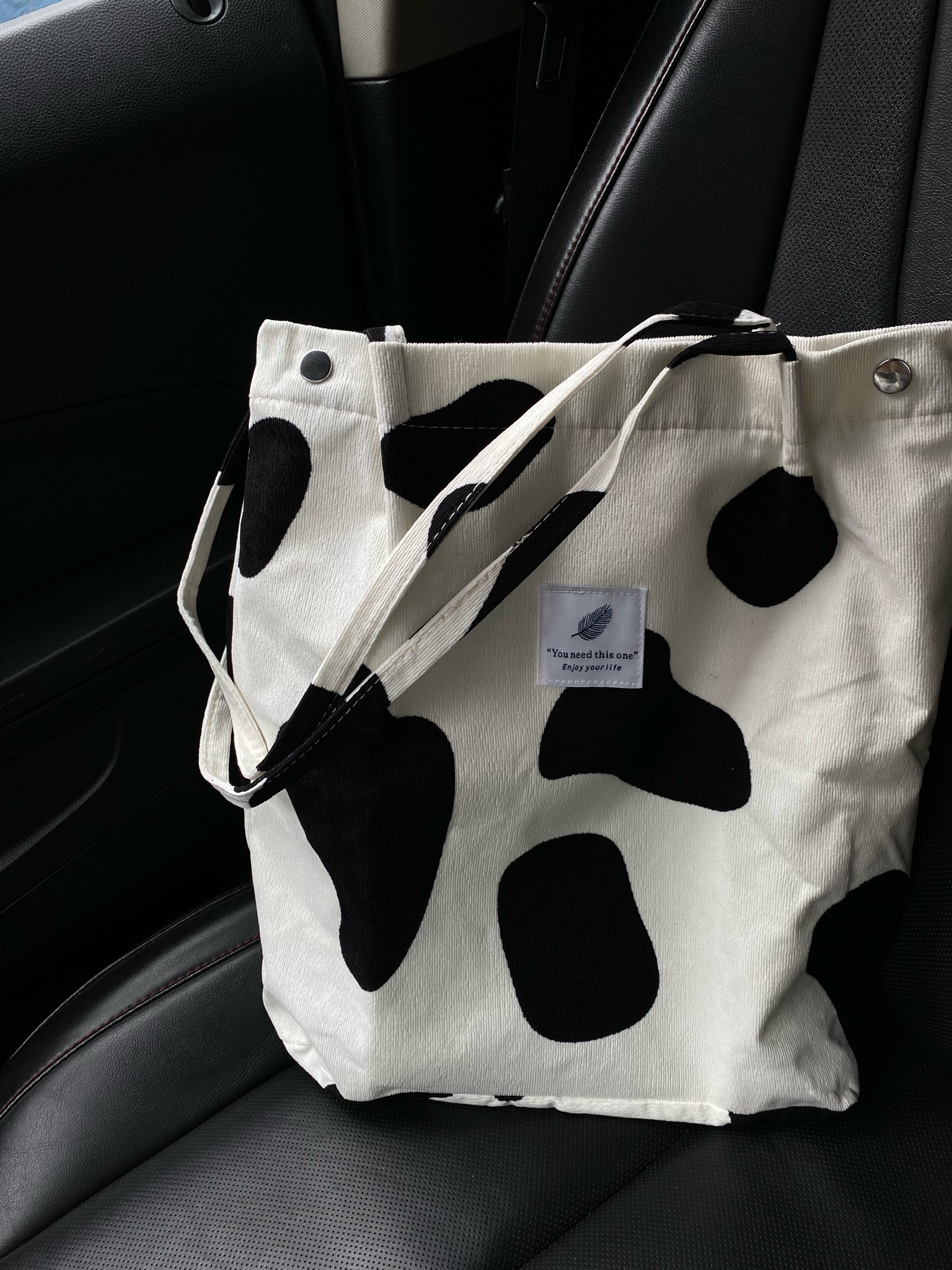 Sunwel Fashion Women's Cow Print Underarm Bag