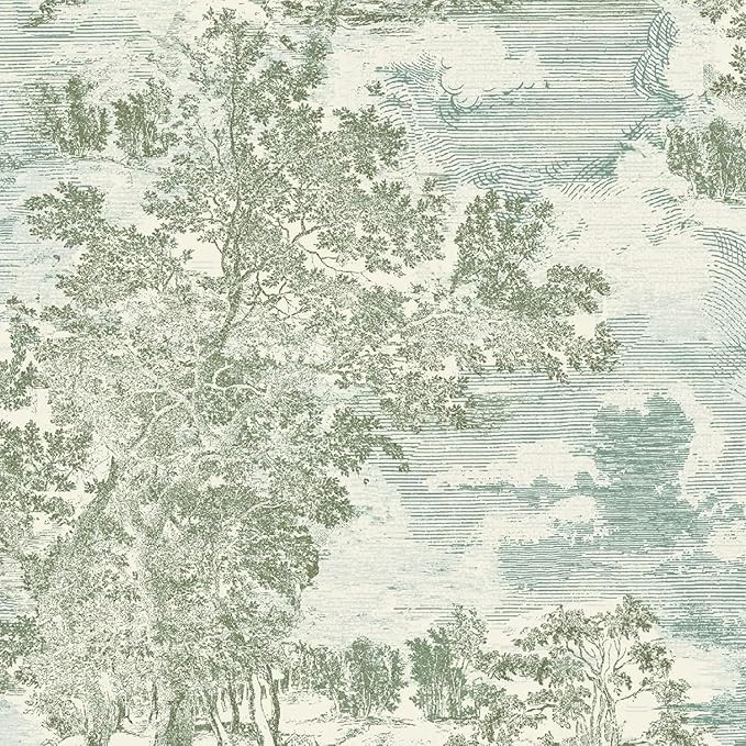 Surface Style - Peel and Stick Wallpaper, Scenic Wallpaper for Bedroom, Powder Room, Kitchen, Sel... | Amazon (US)