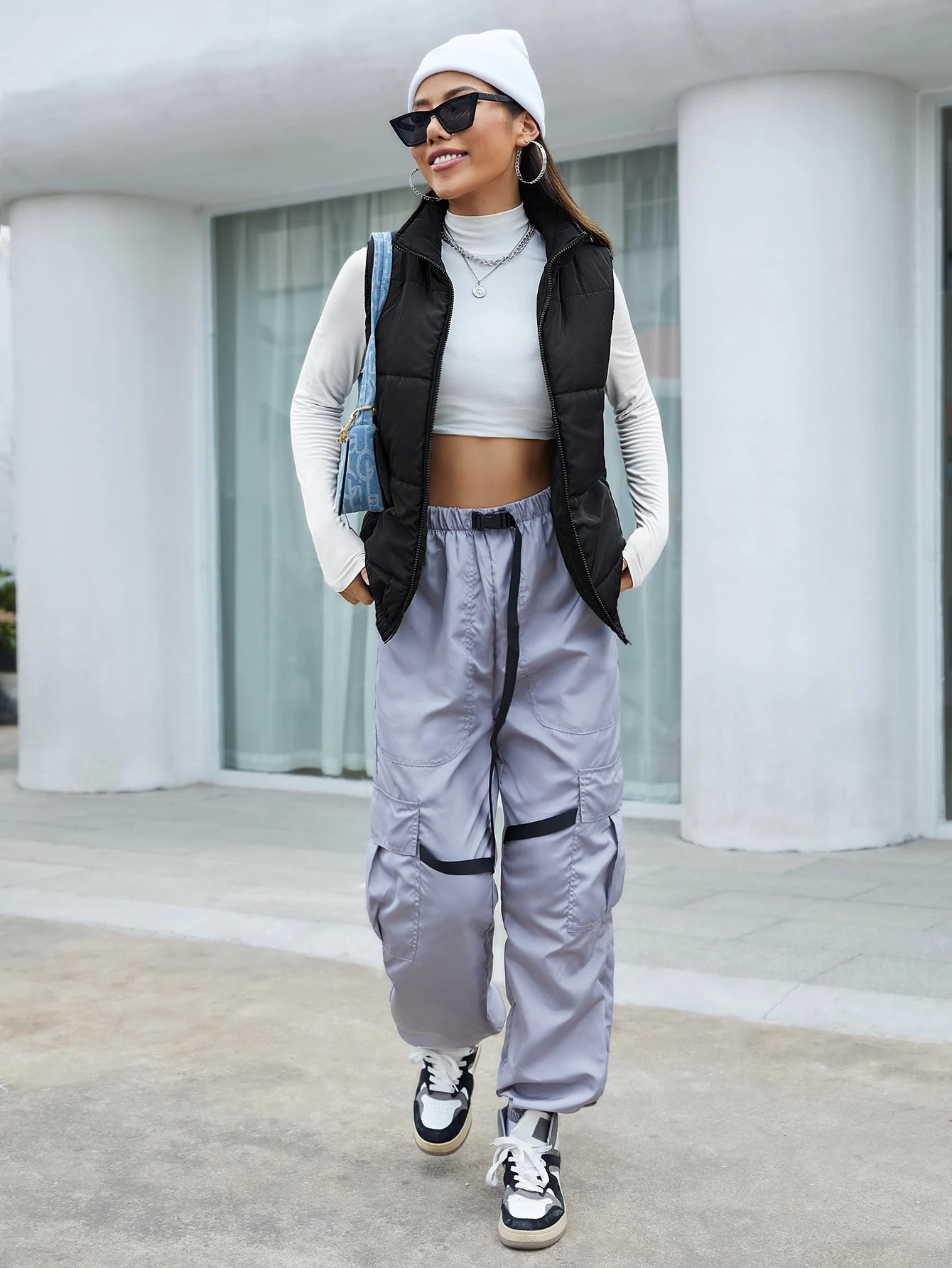 SHEIN Zip Up Puffer Vest Winter Coat
   
      SKU: sw2205120655373306
          (100+ Reviews)  ... | SHEIN