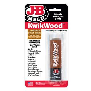 J-B Weld KwikWood 1 oz. Filler Epoxy 8257 - The Home Depot | The Home Depot