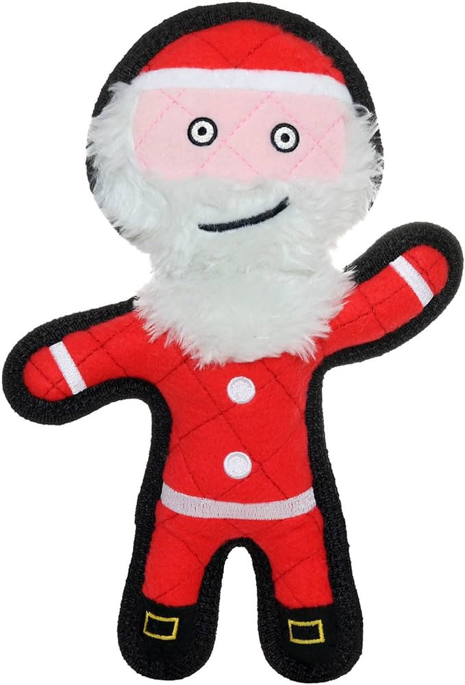 TUFFY - World's Tuffest Soft Dog Toy- Holiday - Santa -Squeakers-Multiple Layers.Made Durable, St... | Amazon (US)