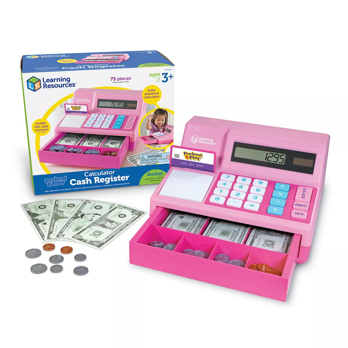 Learning Resources Pretend & Play Calculator Cash Register | Kohl's