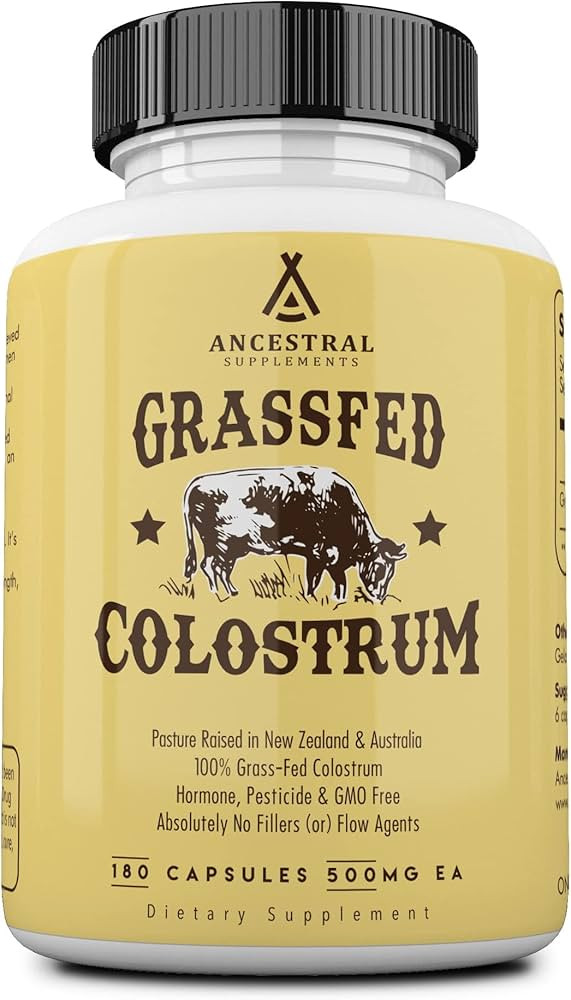 Ancestral Supplements Grass Fed Beef Colostrum Supplement, 3000 mg, Offers Immune Support and Pro... | Amazon (US)