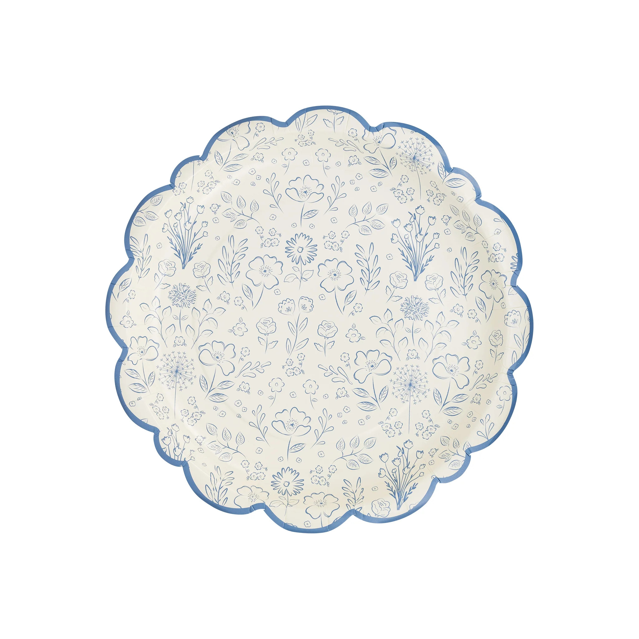 Pembroke Floral 10" Paper Plate | My Mind's Eye