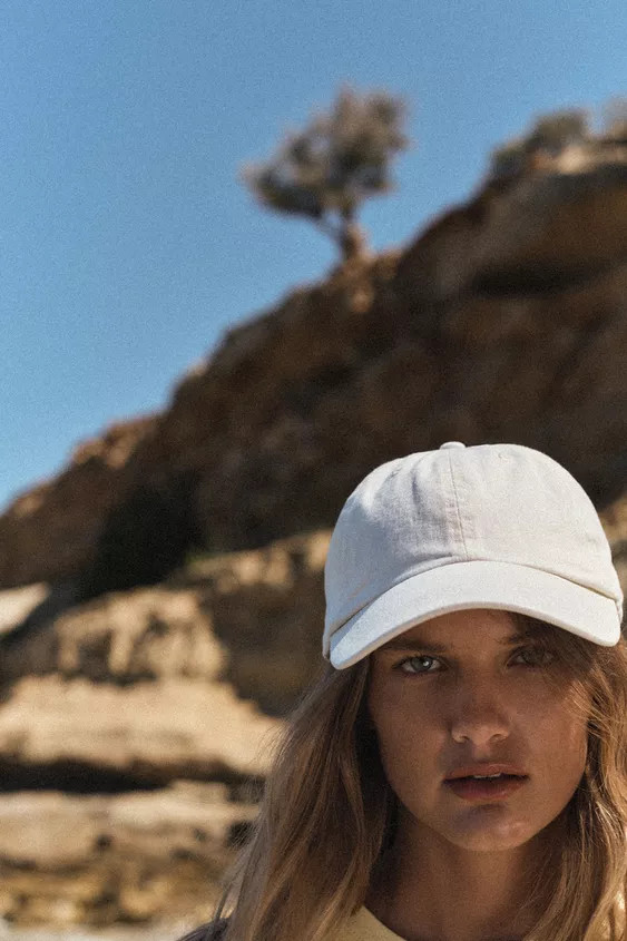 WASHED EFFECT TWILL CAP | Zara US