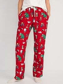 Printed Flannel Pajama Pants for Women | Old Navy (US)