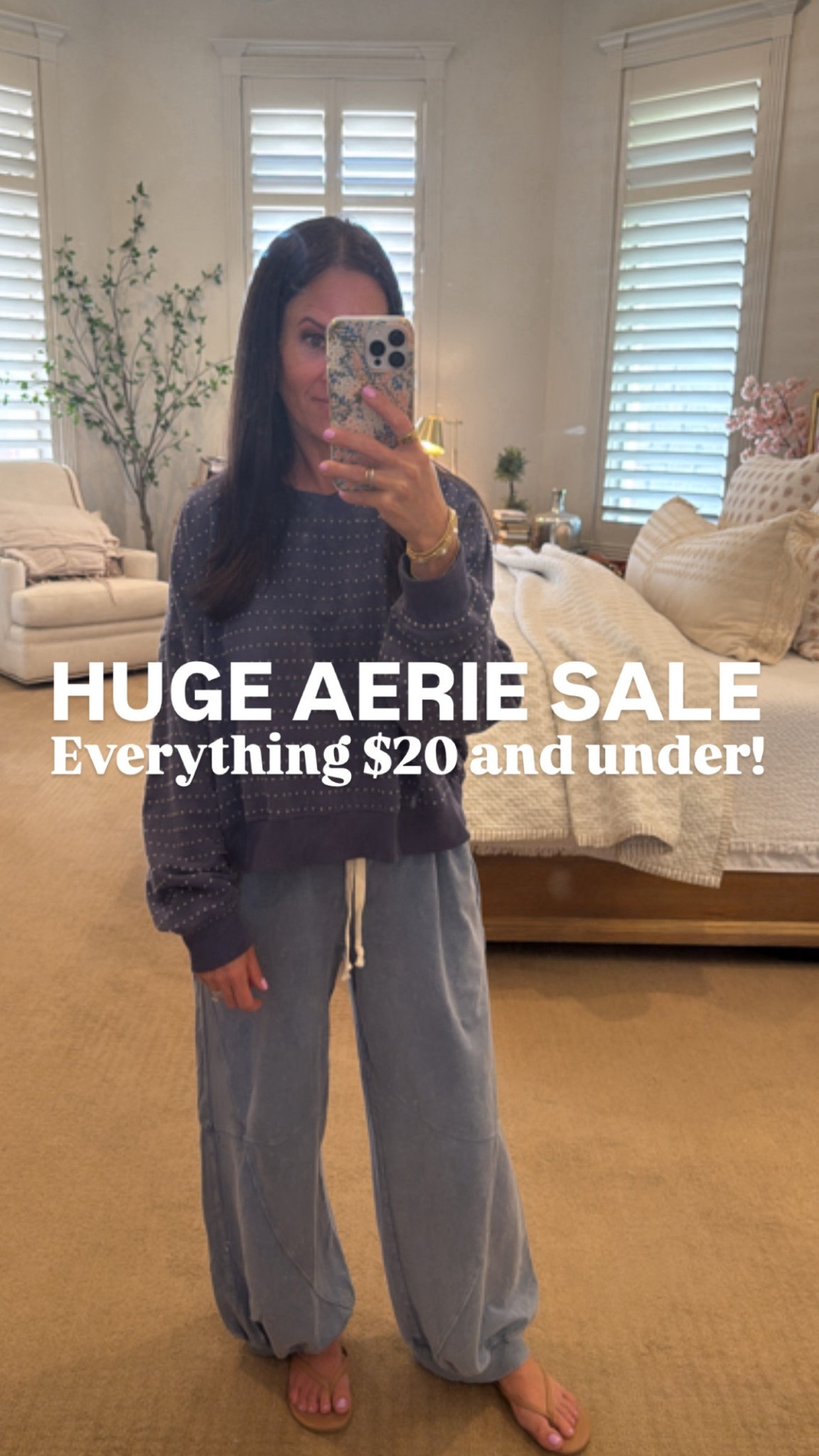 Everything linked is under $20, mostly $10-15 range! I can’t get enough of Aerie especially at these prices! Size down in button down shirts and sweatpants. Shorts I got true to size, and tops really just depend on how you want them to fit! 

#LTKPetite #LTKSaleAlert #LTKOver40
