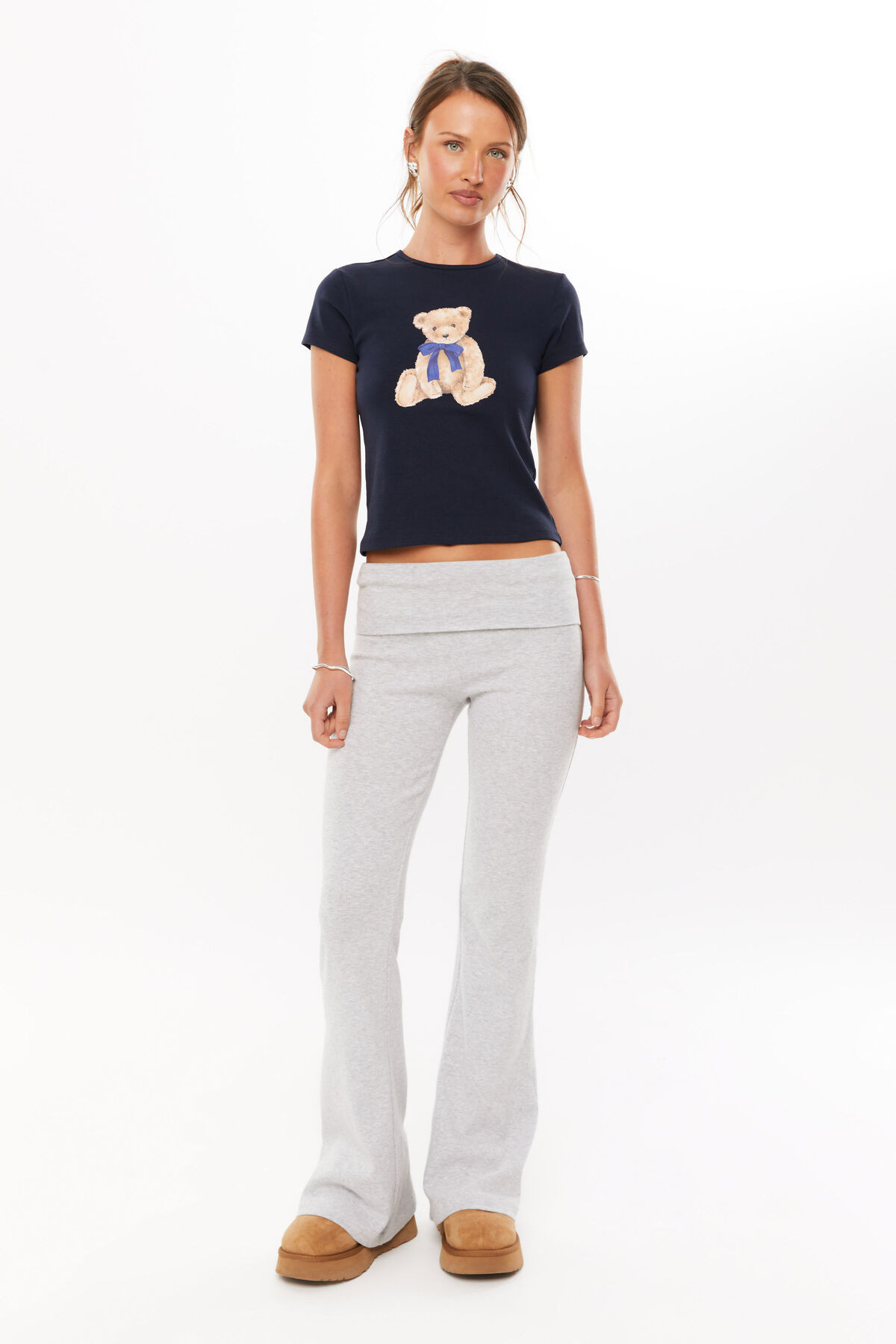 Fold Back Flare Pant | Supre (AU & NZ)