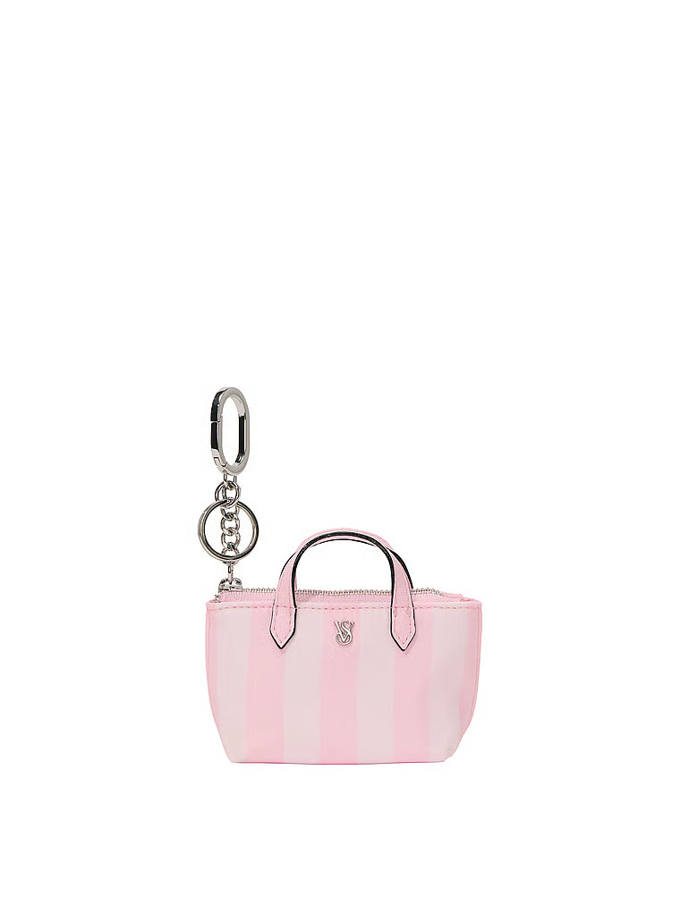 Buy Micro Travel Tote Bag Charm, Heritage Stripe - Order Small Accessories online - Victoria's Se... | Victoria's Secret (US / CA )