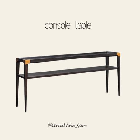 A very similar version to my console table. 
Dimensions are
 68” width 
30” height 
 14” depth 

#LTKhome