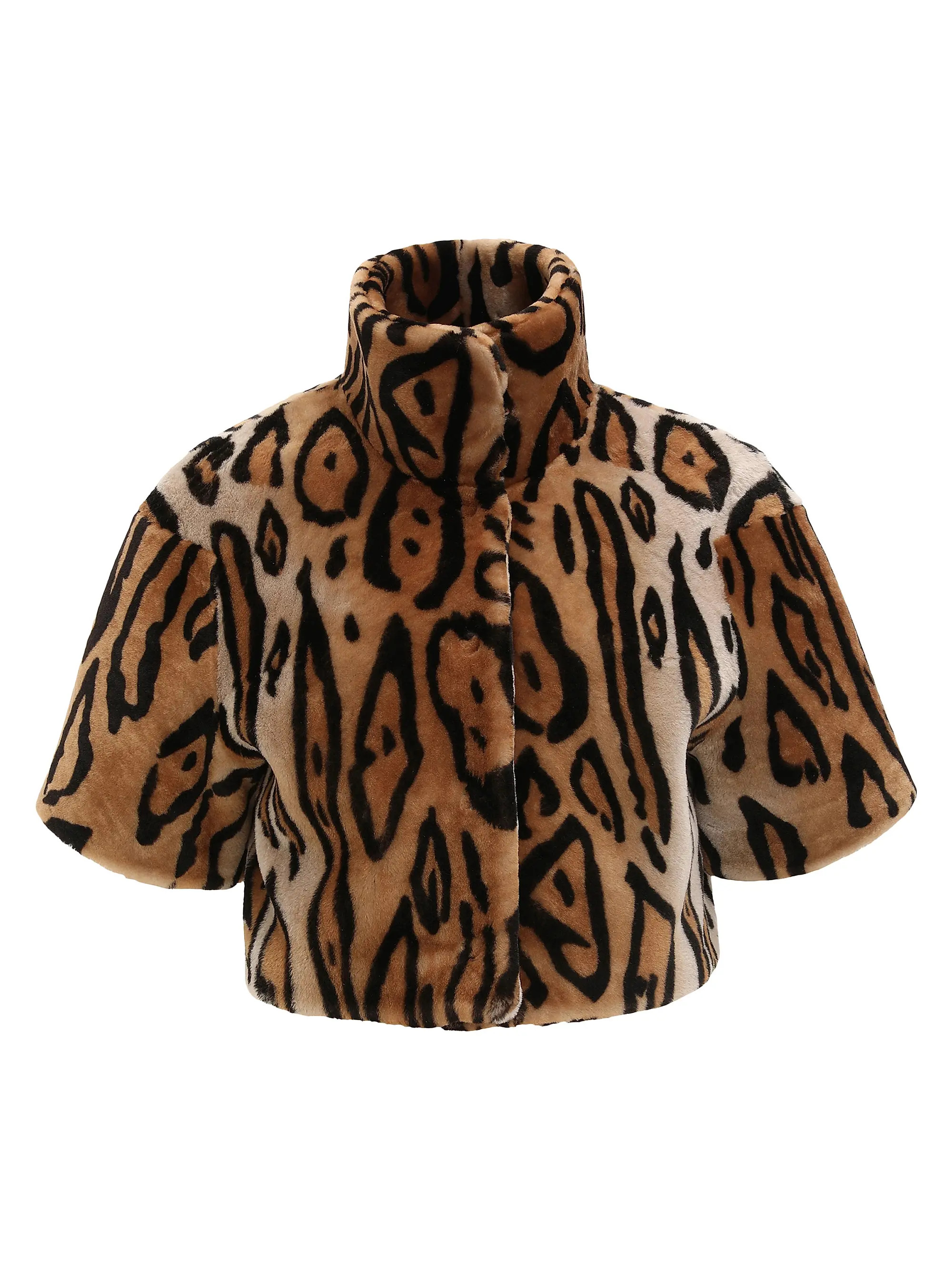 Select Shearling Lamb Bolero with Cropped Sleeves | Saks Fifth Avenue