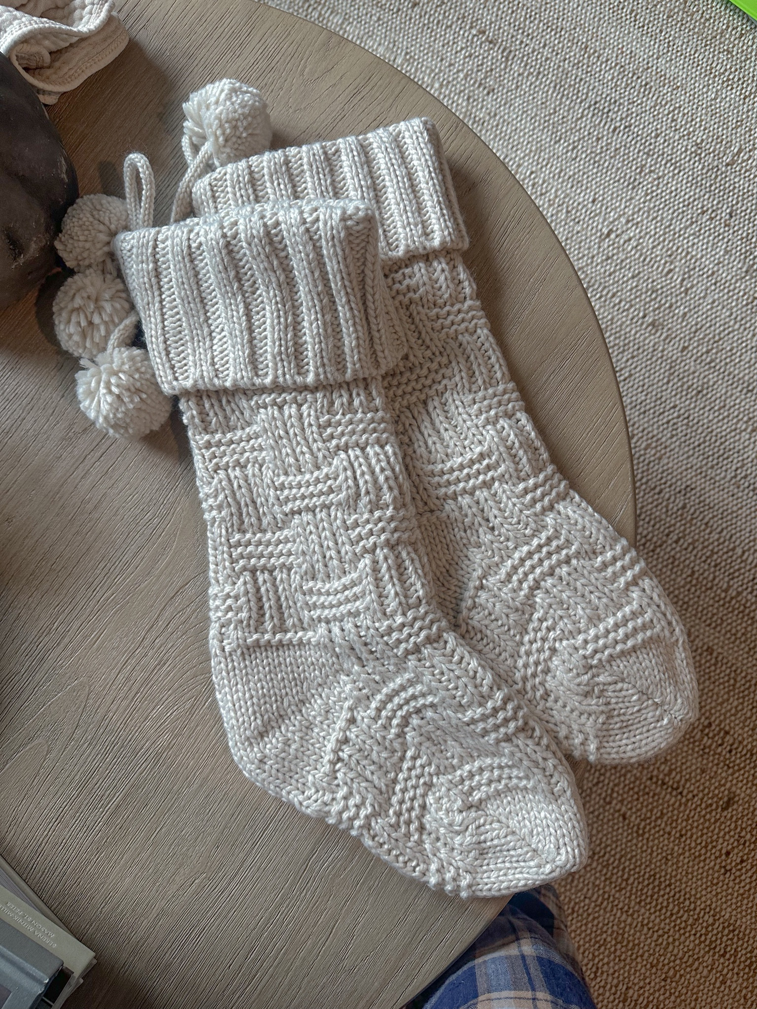 JCPenney chunky knit stockings 
Neutral Christmas decor 
Organic Christmas 

#LTKHoliday #LTKHolidaySale #LTKSeasonal