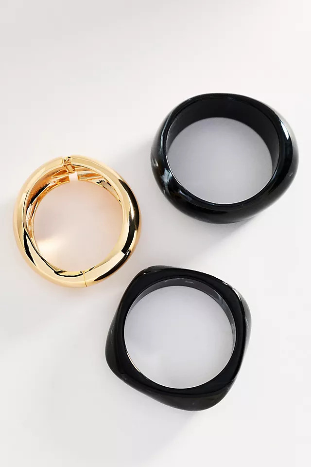 Resin Bangle Bracelets, Set of 3 | Anthropologie (US)
