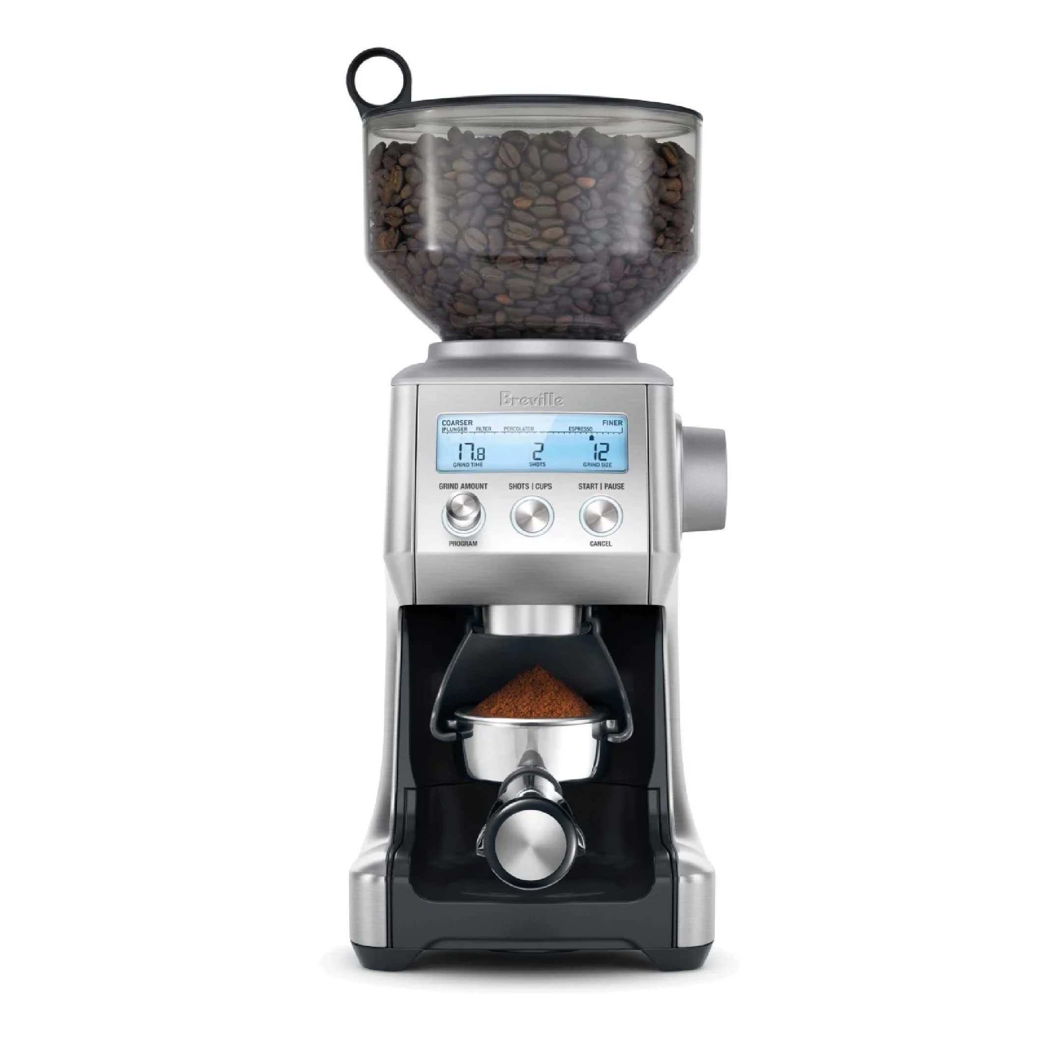 Breville BCG820BSS Smart Grinder Pro, 18 oz Coffee Bean Capacity, Brushed Stainless Steel | Amazon (US)
