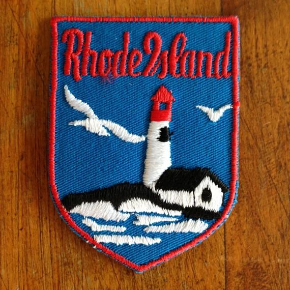 Rhode Island Vintage Travel Patch - Etsy | Etsy (US)