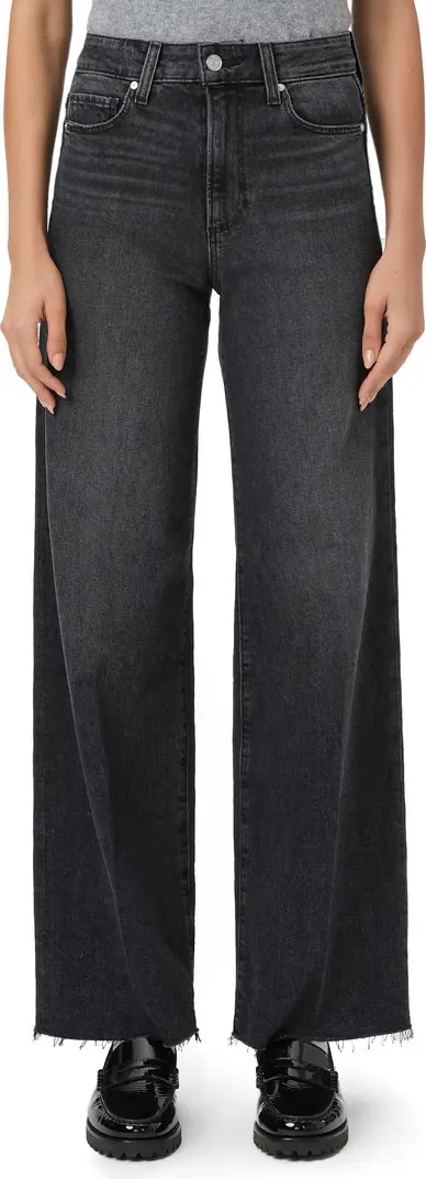Anessa Raw Hem High Waist Wide Leg Jeans | Nordstrom