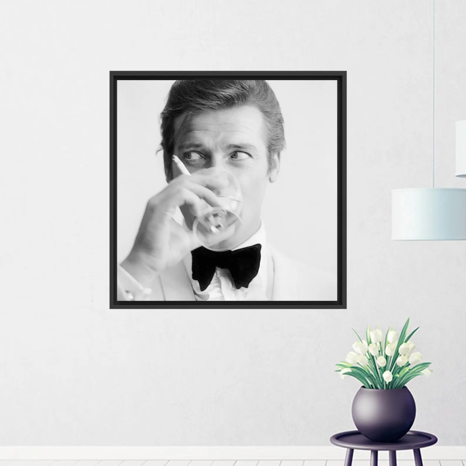 Peter Ruck Canvas Decor, Shaken Not Stirred Wall Hangings, Famous Printed, Famous  Canvas, Person... | Etsy (US)