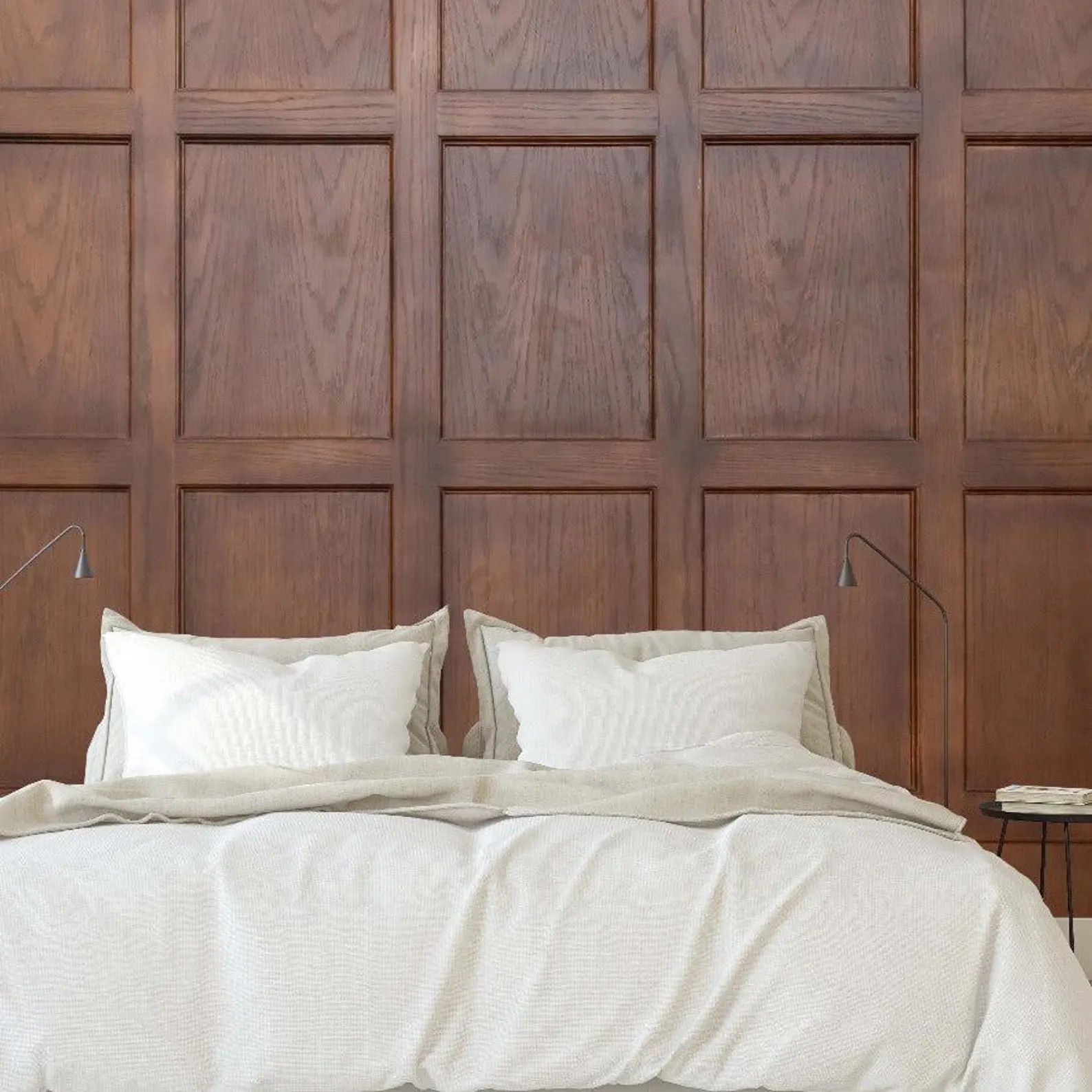 Wood Panels III Wallpaper Mural | Rustic Wall Decor | Faux Wood Wall Covering | Farmhouse Bedroom... | Etsy (US)