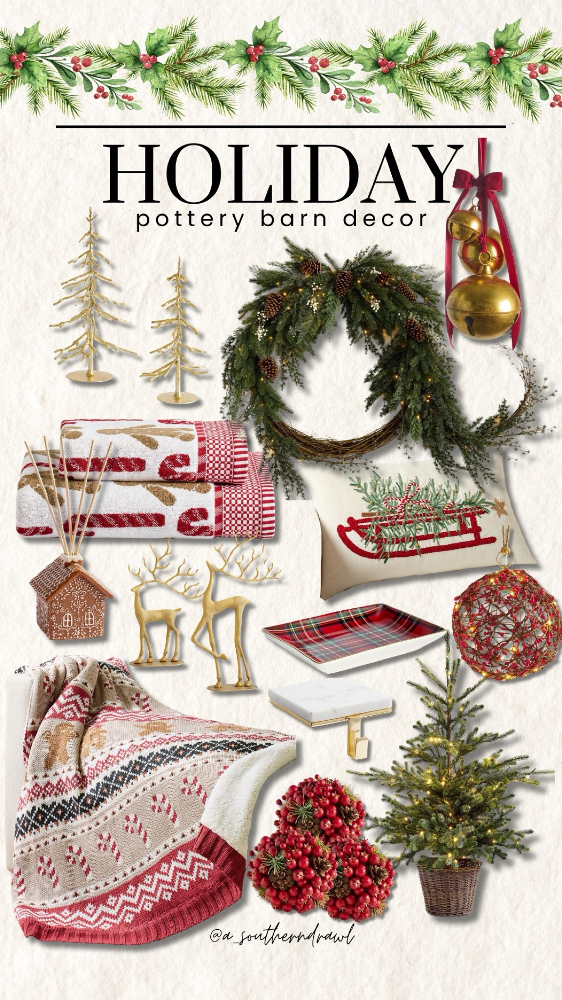 New Christmas decor from Pottery Barn!🙌🏽✨🎅🏼❄️

holiday, holiday decor, holiday finds, Christmas decor, Christmas finds, seasonal decor, pottery barn, wreath, reindeer decor, faux tree, throw blanket, Grace White, A Southern Drawl

#LTKHoliday #LTKHome #LTKSeasonal