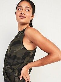 Breathe ON Twist-Hem Cropped Tank Top for Women | Old Navy (US)