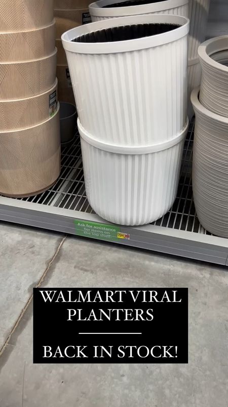 The viral Walmart planter is back in stock! Get the pottery barn look for less here! Supplies limited! Don’t wait! 

#LTKxWalmart #LTKHome #LTKSeasonal