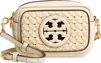 Tory Burch Perry Bombé Straw Mini Woven Crossbody Bag | Nordstrom | Nordstrom