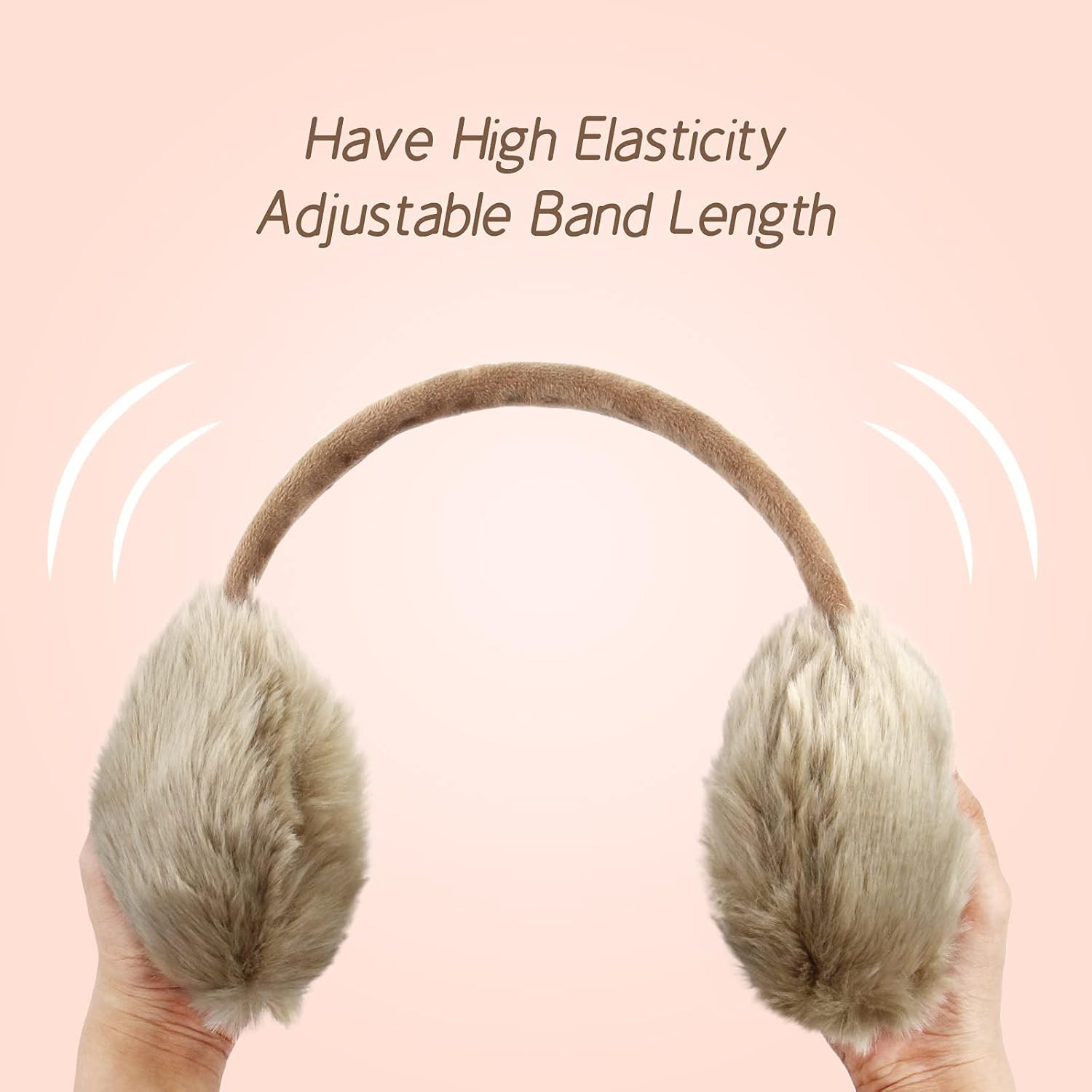 POXIMI Women Winter Earmuffs Girl Ski Adjustable Ear Covers for Cute Bow Ear Warmer Outdoor Earmu... | Amazon (US)