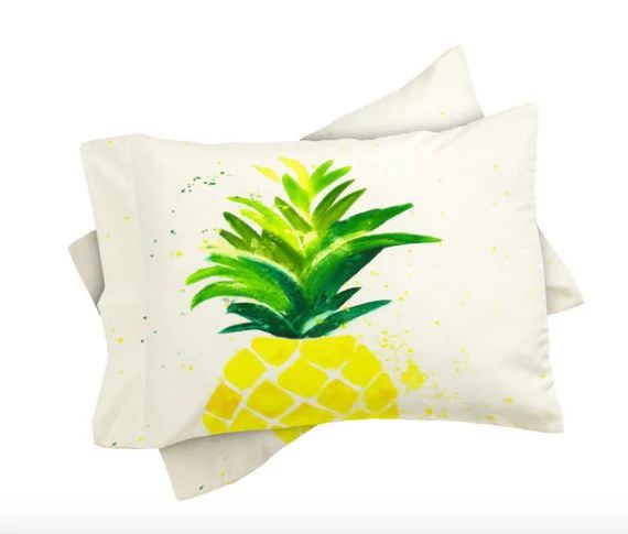 Set of 2 Pillow Shams  Pineapple Sunshine | Etsy | Etsy (US)