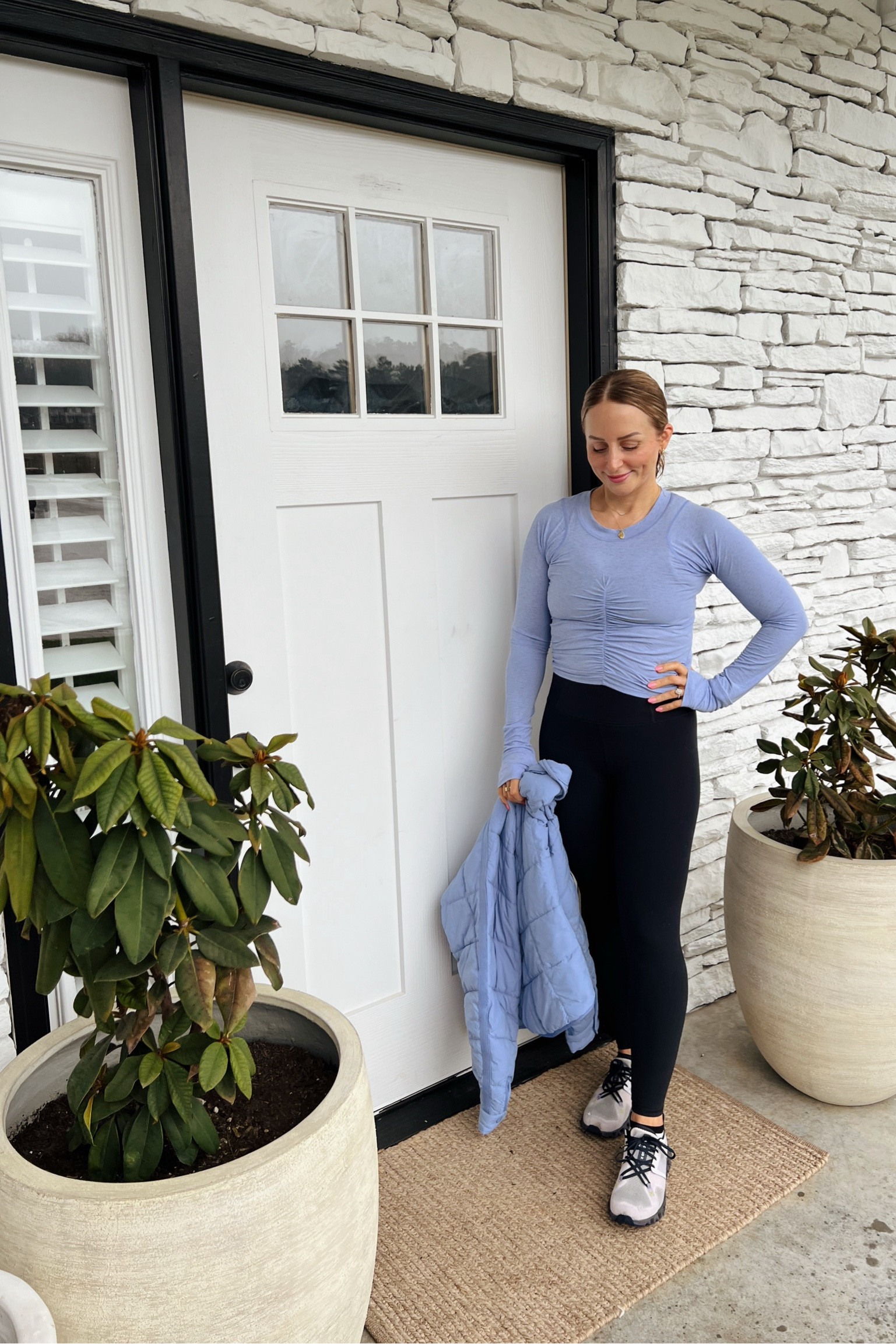 FPmovement event in Nashville! Linking my outfit and was able to run and do yoga comfortably. My pants stayed up great and the coat is cooling and can also keep you warm as well!! Super breathable layers! 


Free people, purple, lilac, fp movement, on clouds, on, workout, love 

#LTKSeasonal #LTKfitness #LTKshoecrush