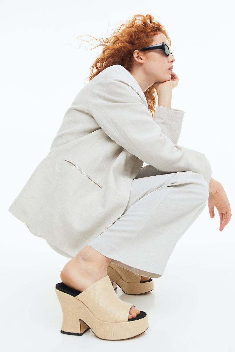 Straw Platform Mules | H&M (US + CA)