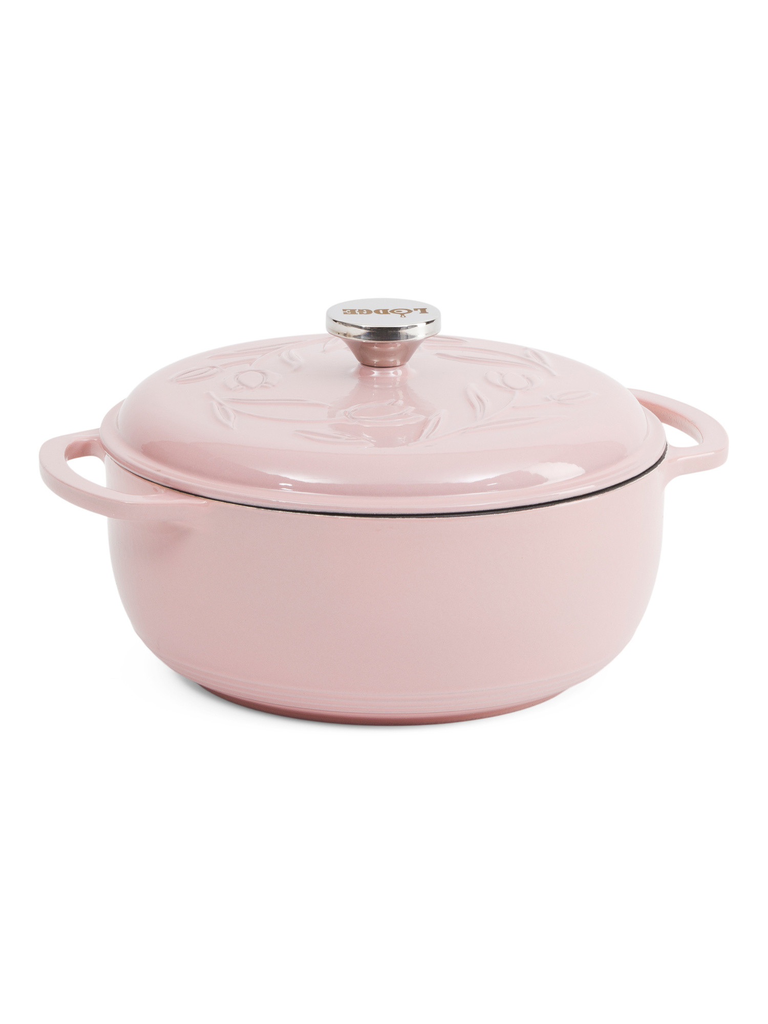 4.5qt Cast Iron Tulip Cover Dutch Oven | TJ Maxx