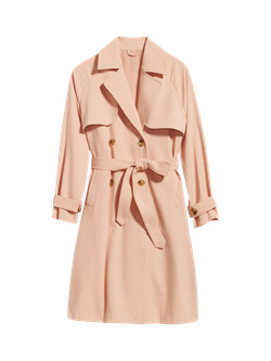Double-Breasted Tie-Belt Trench Coat for Women | Old Navy (US)