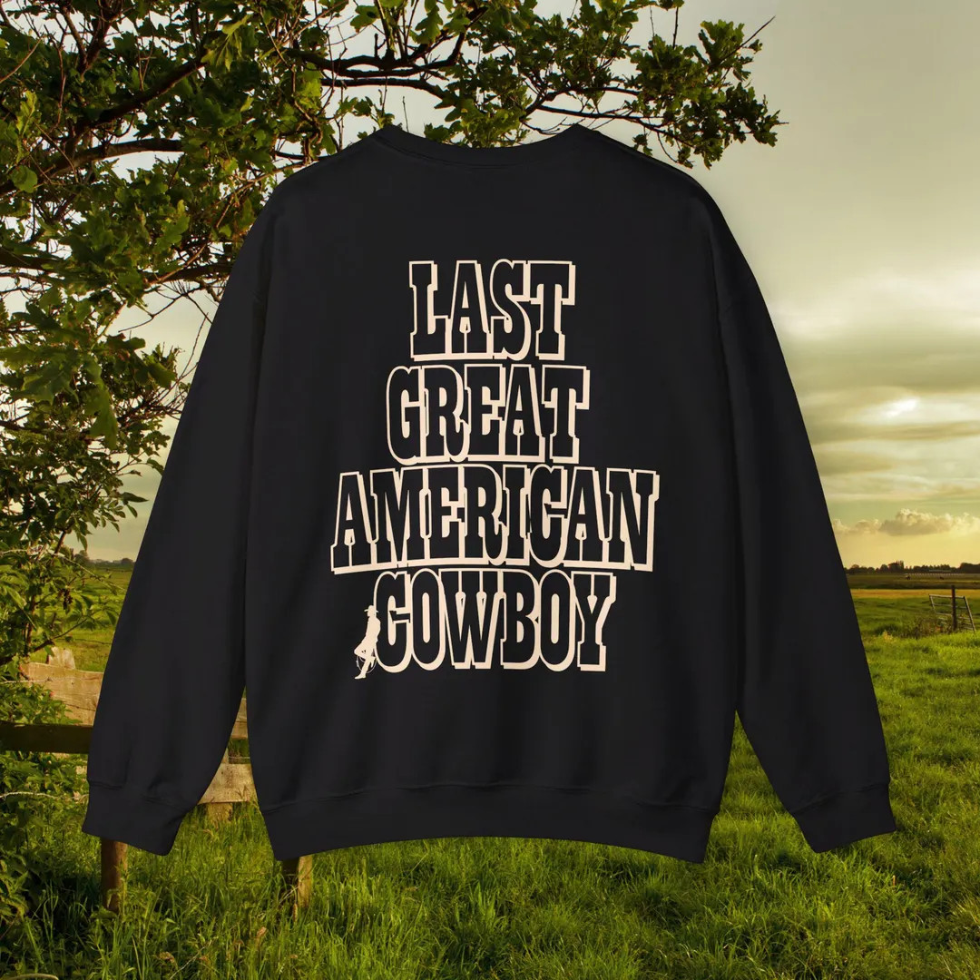 Zack Bryan Last Great American Cowboy Sweatshirt Quittin Time Tour Sweatshirt Cowboy Sweatshirt -... | Etsy (US)