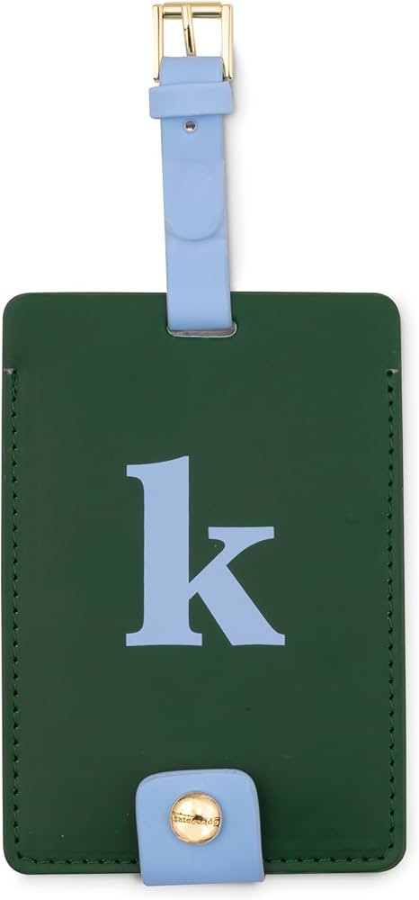 Kate Spade New York Leatherette Luggage Tag with Secure Strap, Colorful Suitcase Identifier for T... | Amazon (US)