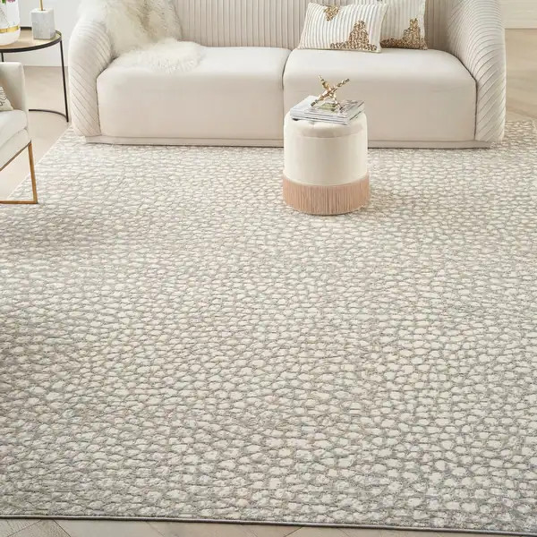Inspire Me! Home Décor Joli Modern Abstract Pebble Area Rug - Bed Bath & Beyond - 33524713 | Bed Bath & Beyond