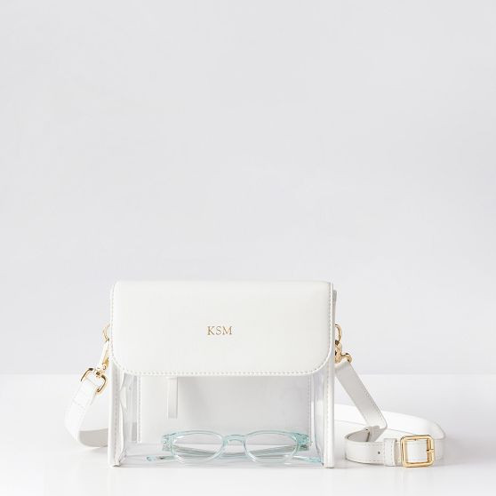 Clear Convertible Crossbody Bag | Mark and Graham