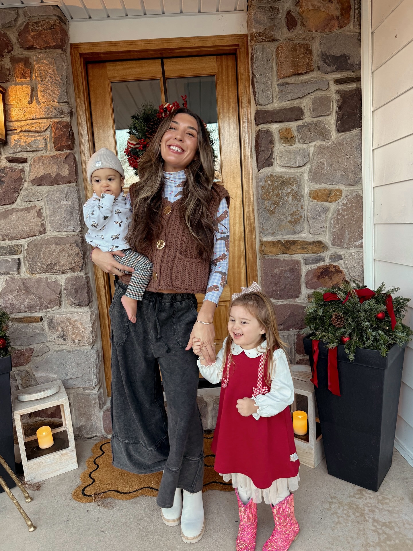 Christmas ootd | would also be such a fun winter outfit…

I will link what I can! 

~ Reeseys outfit & dress is from Dave and Bella
~ Rains outfit I thrifted, pants are Zara and top is like a vintage brand


#family #toddlerootd #zarakids #amazonfinds #babyootd #threebirdnest #ootd #outfitinspo #outfitoftheday 

#LTKKids #LTKmomlife #LTKootd