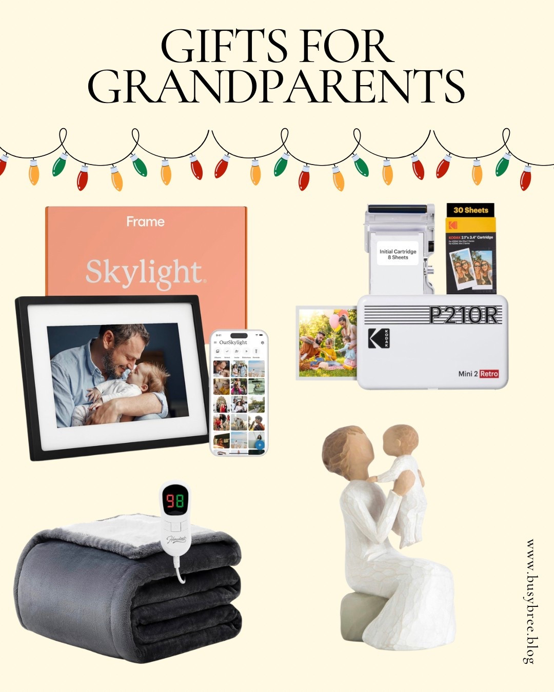 Christmas gifts for grandparents, gifts for in-laws, gifts for mom, Amazon prime deal days, Christmas gift ideas, moving picture frame, Polaroid camera, heated blanket 

#LTKSaleAlert #LTKFamily #LTKHome