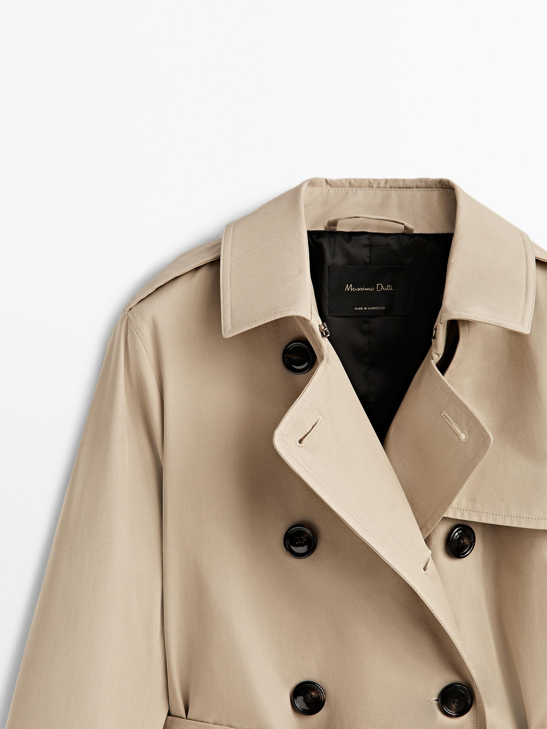 Trenchcoat mit Gürtel | Massimo Dutti DE
