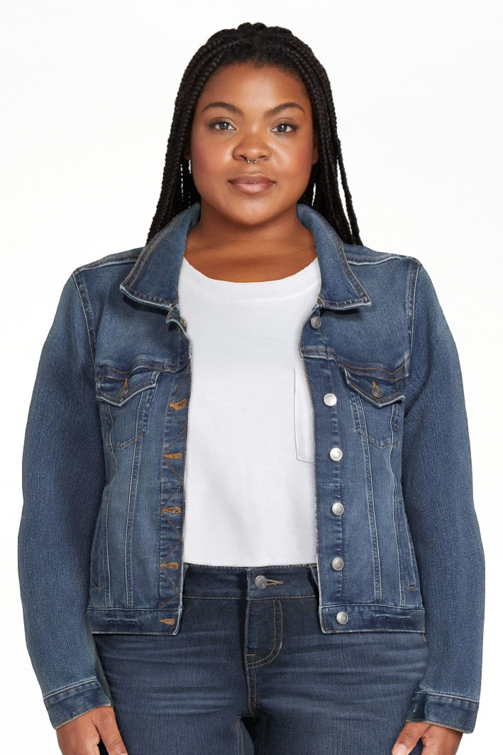 Time and Tru Women's Denim Jacket - Walmart.com | Walmart (US)